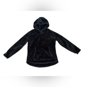 Land’s End Plush Hoodie Black Size S(7-8)